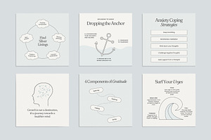 Therapist Social Kit - Canva