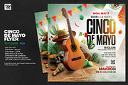 Cinco De Mayo Flyer Template, a Flyer Template by Tarommir (Thumbnail 1 of 3)