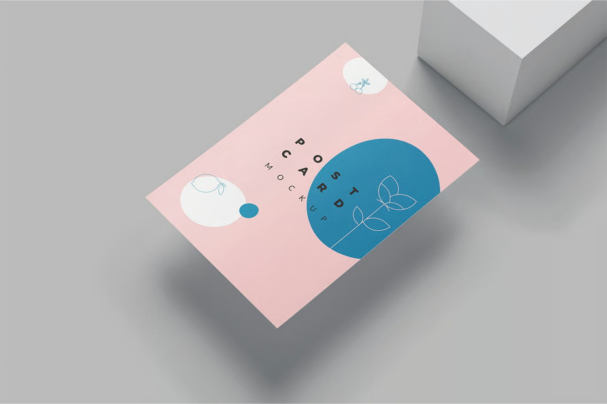 Luxury Post Card Mockup, an Advertising Mockup by megostudi0 (Photo 6 of 6)