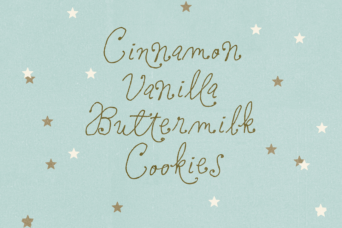 Sugar Pie Honey Curly Font, a Handwritten Font by Nicky Laatz (Photo 3 of 12)