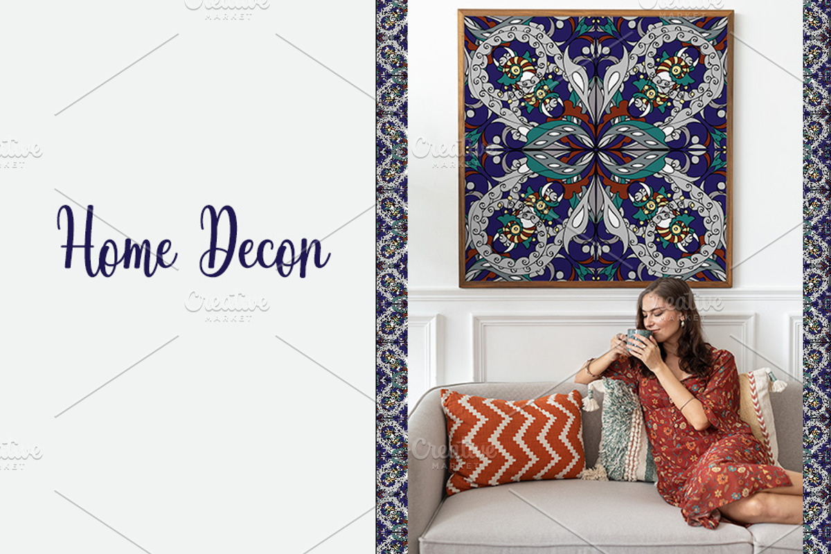 Arabesque seamless vector pattern, a Pattern Graphic by ilustrinna (Photo 6 of 8)