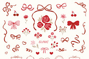 Romantic bows, frames, patterns, a Pattern Graphic by Cozy pattern shop (Thumbnail 9 of 10)