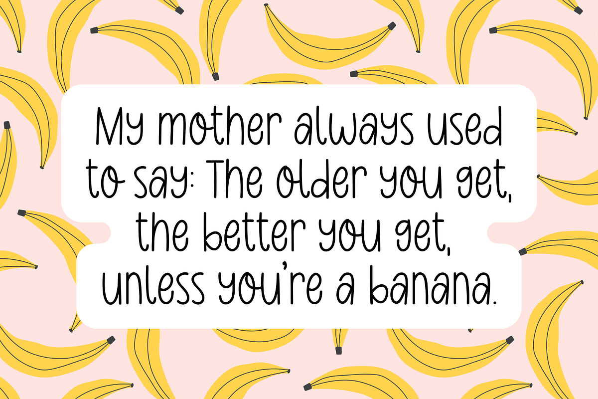 Monkeys & Gorillas Handritten Font, a Handwritten Font by Sofia Skoog (Photo 4 of 12)