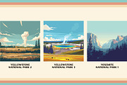 National Park Poster Illustrations, a Decorative Illustration by Vicarel Studios (Thumbnail 22 of 23)