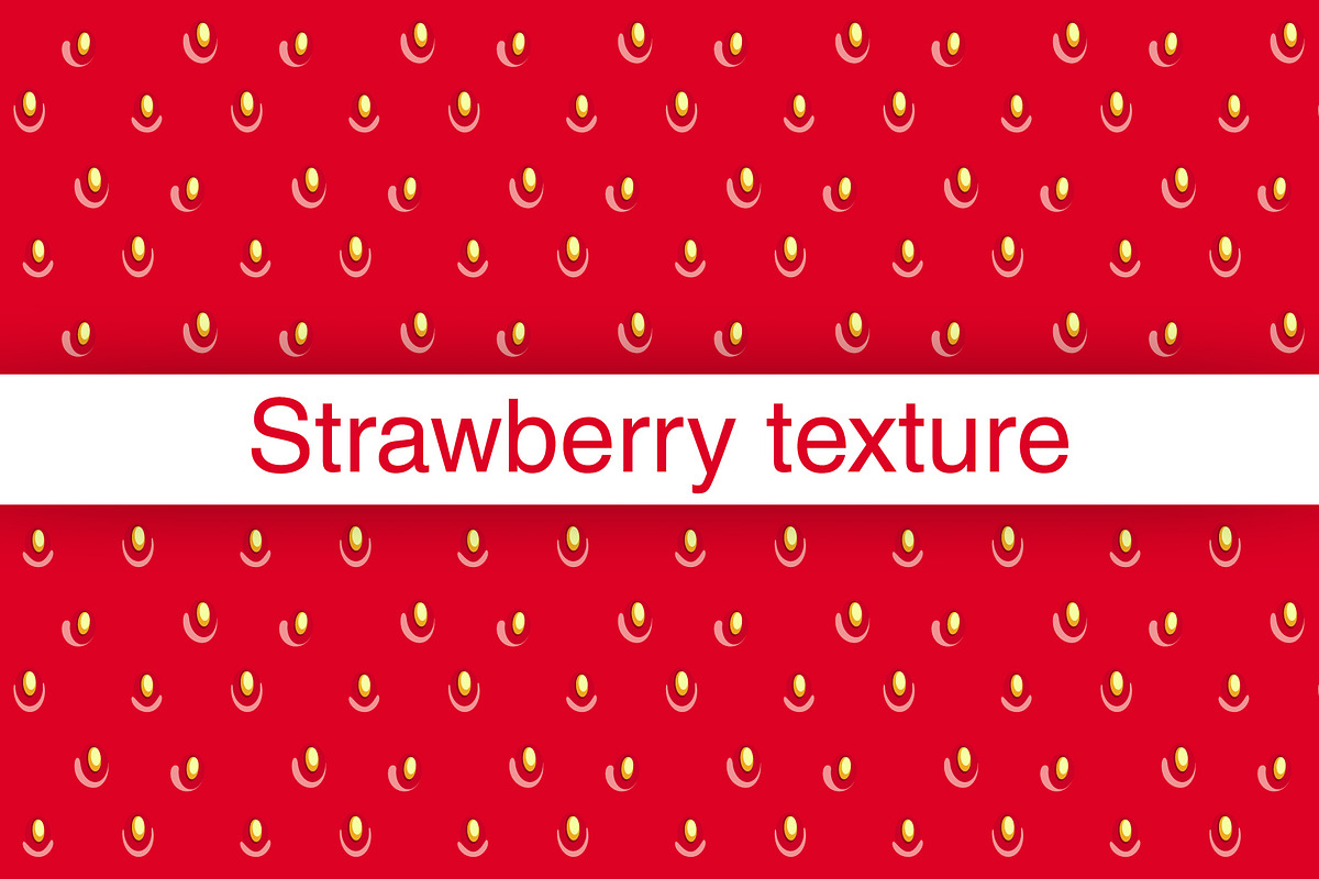 Fruit Pattern of Strawberry Texture, a Texture Graphic by Plaid4You (Photo 1 of 8)