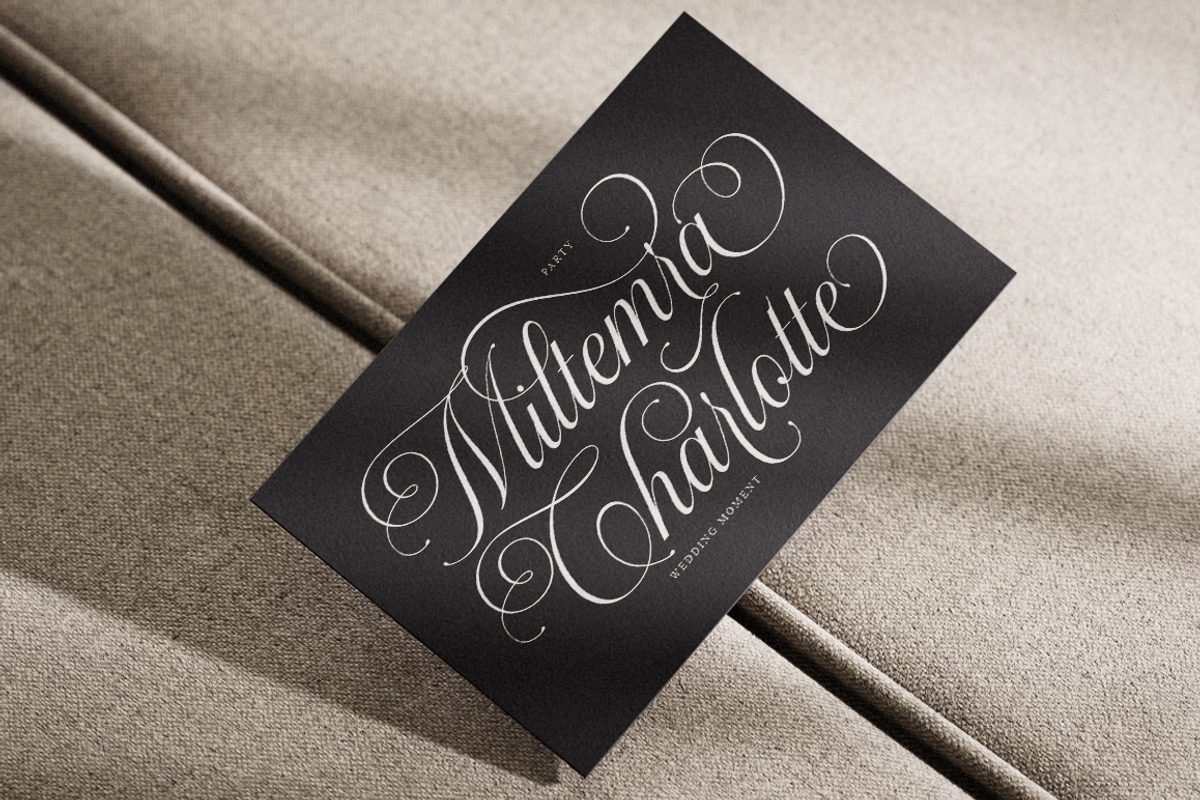 Callontine Script Pro, a Script Font by IM Studio (Photo 4 of 13)