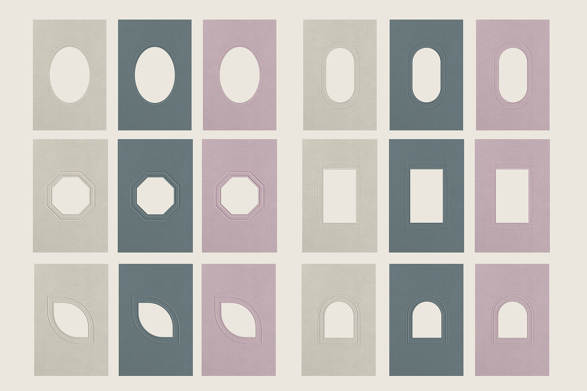 Embossed Paper Frames 33 PNG, an Object Graphic by Nonceni (Photo 9 of 10)