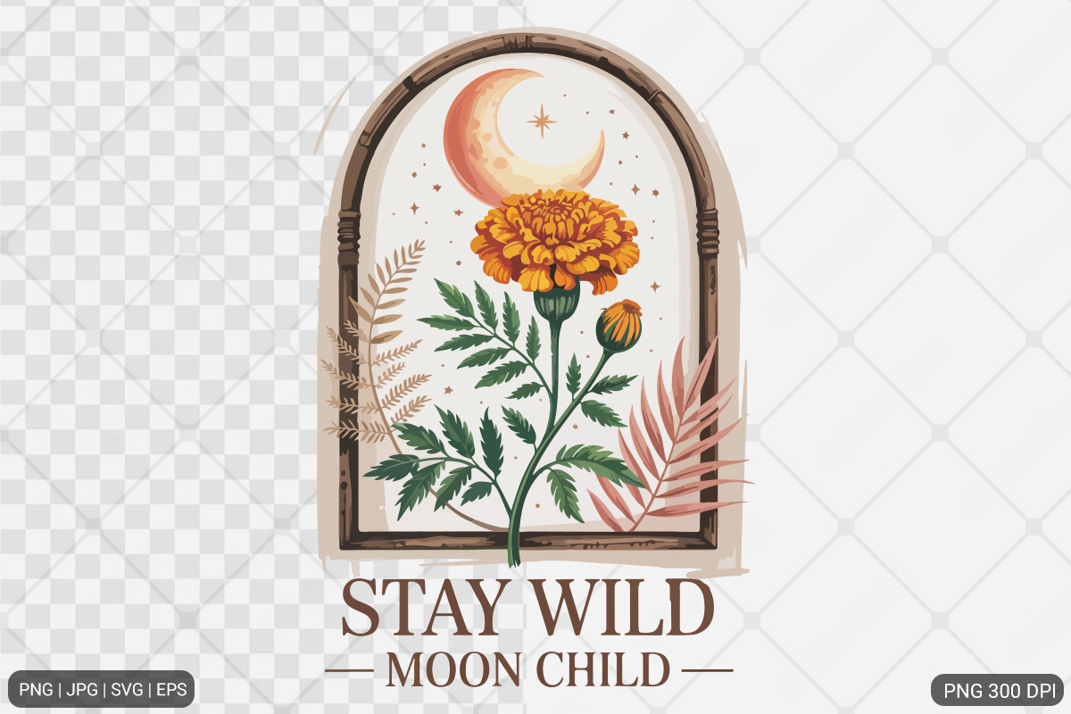 Boho Flowers with Quotes Bundle, an Illustration by Actual Pixel (Photo 12 of 14)