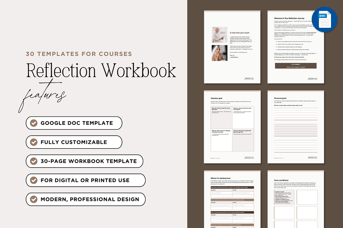 Fillable Reflection Journal Workbook, a Presentation Template by Our Polished Pages (Photo 19 of 20)