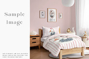 Toddler's Bedding & Wall Mockups, a Mockup by mock-ups (Thumbnail 21 of 30)