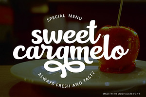 Mochalate Sweet & Delicious Font