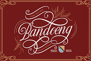 Tjikapoendoeng River+Extras, a Script Font by Juru Aksara (Thumbnail 4 of 14)