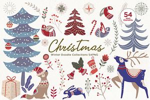 Christmas Doodle Collection, a Decorative Illustration by Papatongartist