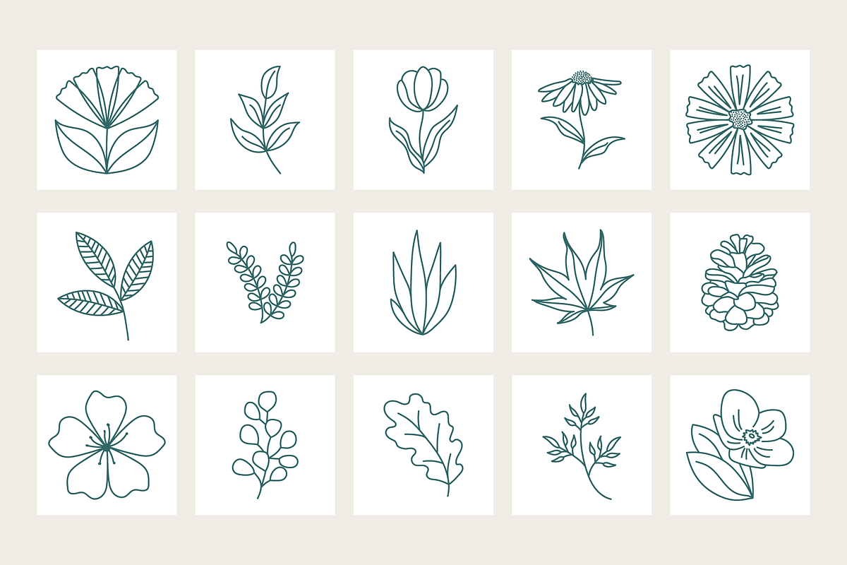 Nature-Inspired Icon Set, an Icon by craftedbyaubrey (Photo 4 of 4)