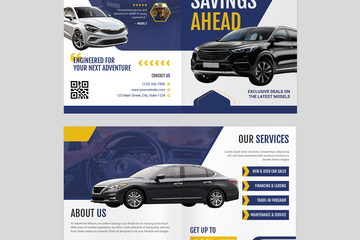 Automobile & Car Sales Bifold, a Brochure Template by Annora Studio (Photo 6 of 6)