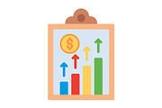 Profit Flat Icon, a Duotone Icon by Pexelpy (Thumbnail 1 of 2)