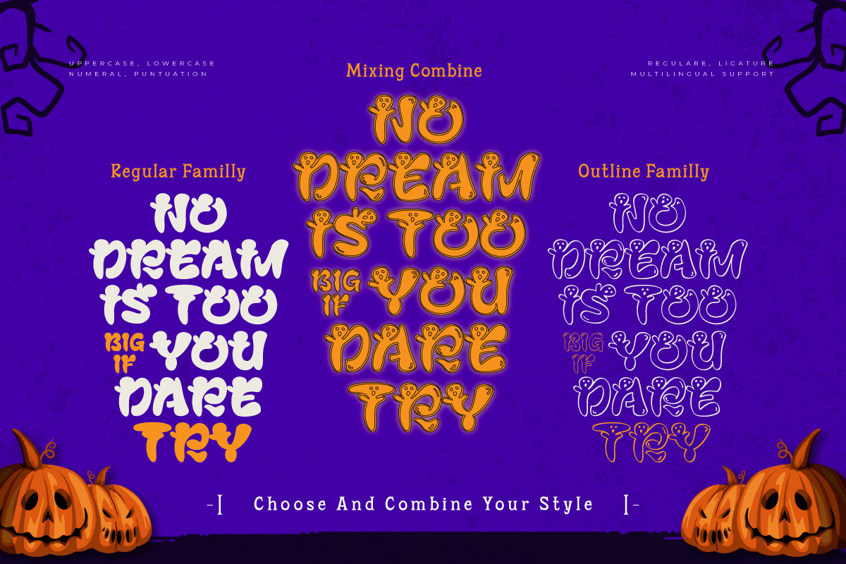 Xathi Keron - Halloweeen Font, a Font by trabaskriya (Photo 2 of 7)