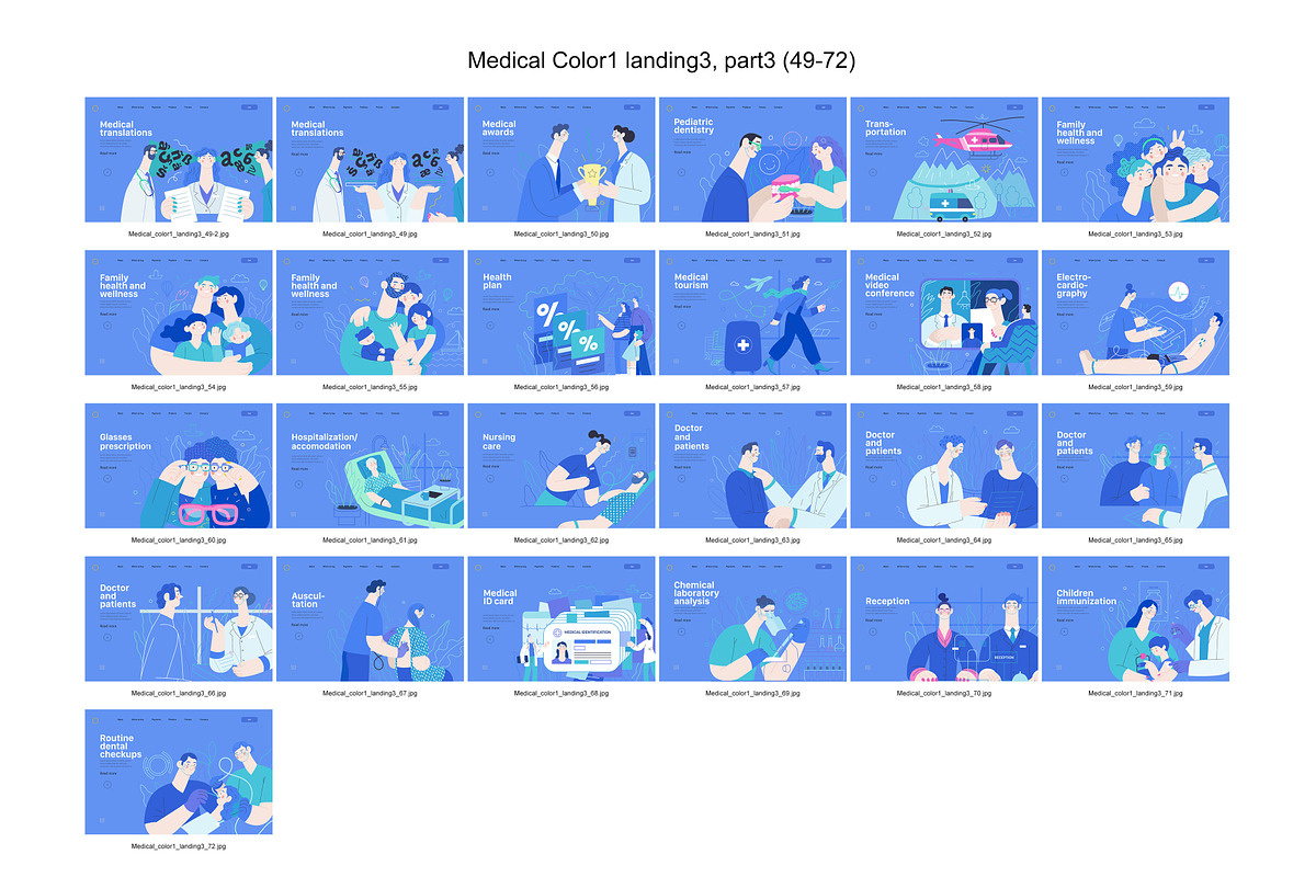 Medical, Part 3, colors 1&3, a Templates & Theme by Grivina's shop (Photo 9 of 13)