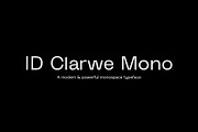 ID Clarwe Mono - Futuristic, Techno, a Sans Serif Font by EKAUNIK DZ (Thumbnail 1 of 8)