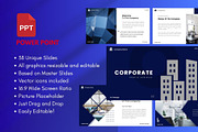 Corporate  Business PowerPoint, a Presentation Template by Rizki Herdian (Thumbnail 1 of 6)