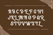 Rouzel Vintage - Retro Logo Font, a Serif Font by Nirmana Visual (Thumbnail 9 of 9)