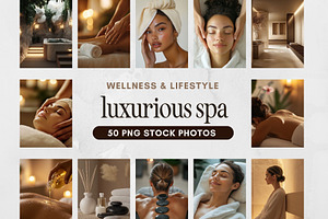 Luxurious Spa Massage Stock Photos