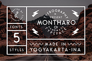 Montharo Typeface + Extras, a Sans Serif Font by Martype (Thumbnail 2 of 13)