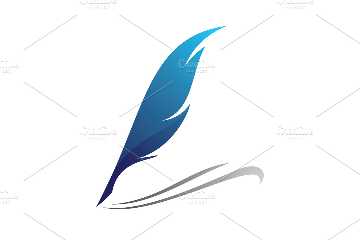 Feather logo concepts, a Branding & Logo Template by T.Vooka