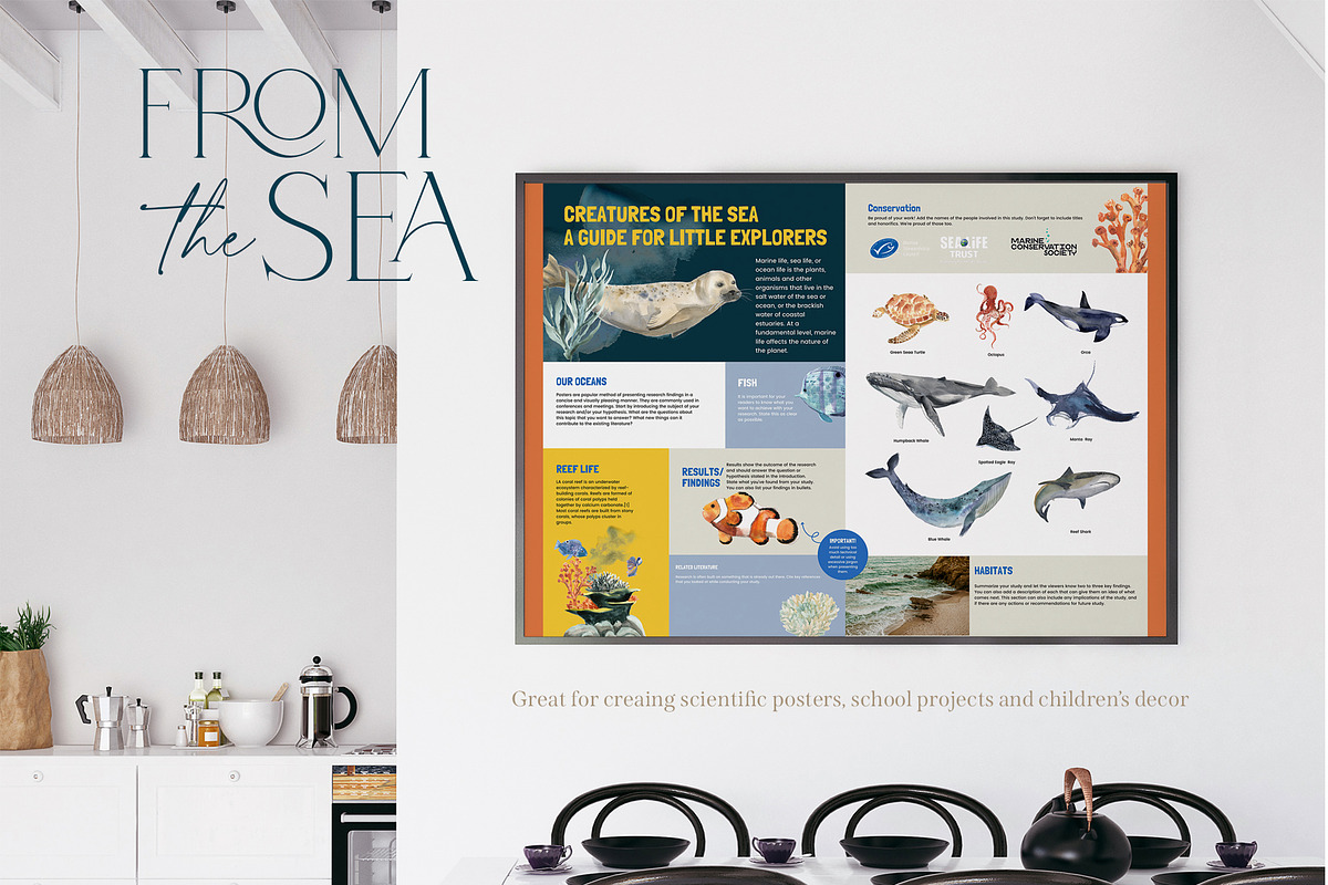 From The Sea Ocean Clipart, an Illustration by Twigs and Twine (Photo 5 of 12)