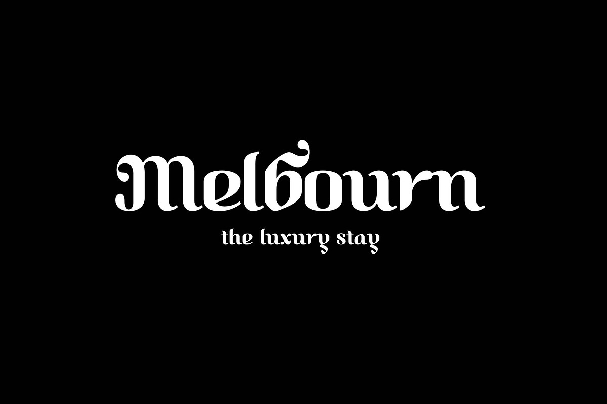 Gadesly Elegant Display Font, a Blackletter Font by RantautypeStudio (Photo 4 of 13)