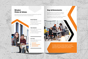 Annual Report Brochure Template, a Brochure Template by White Graphic (Thumbnail 4 of 11)
