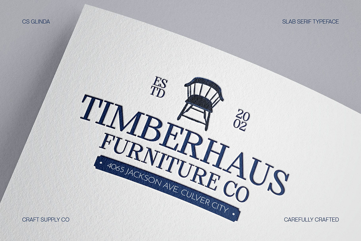 CS Glinda – Contemporary Font, a Serif Font by Craft Supply Co. (Photo 5 of 8)