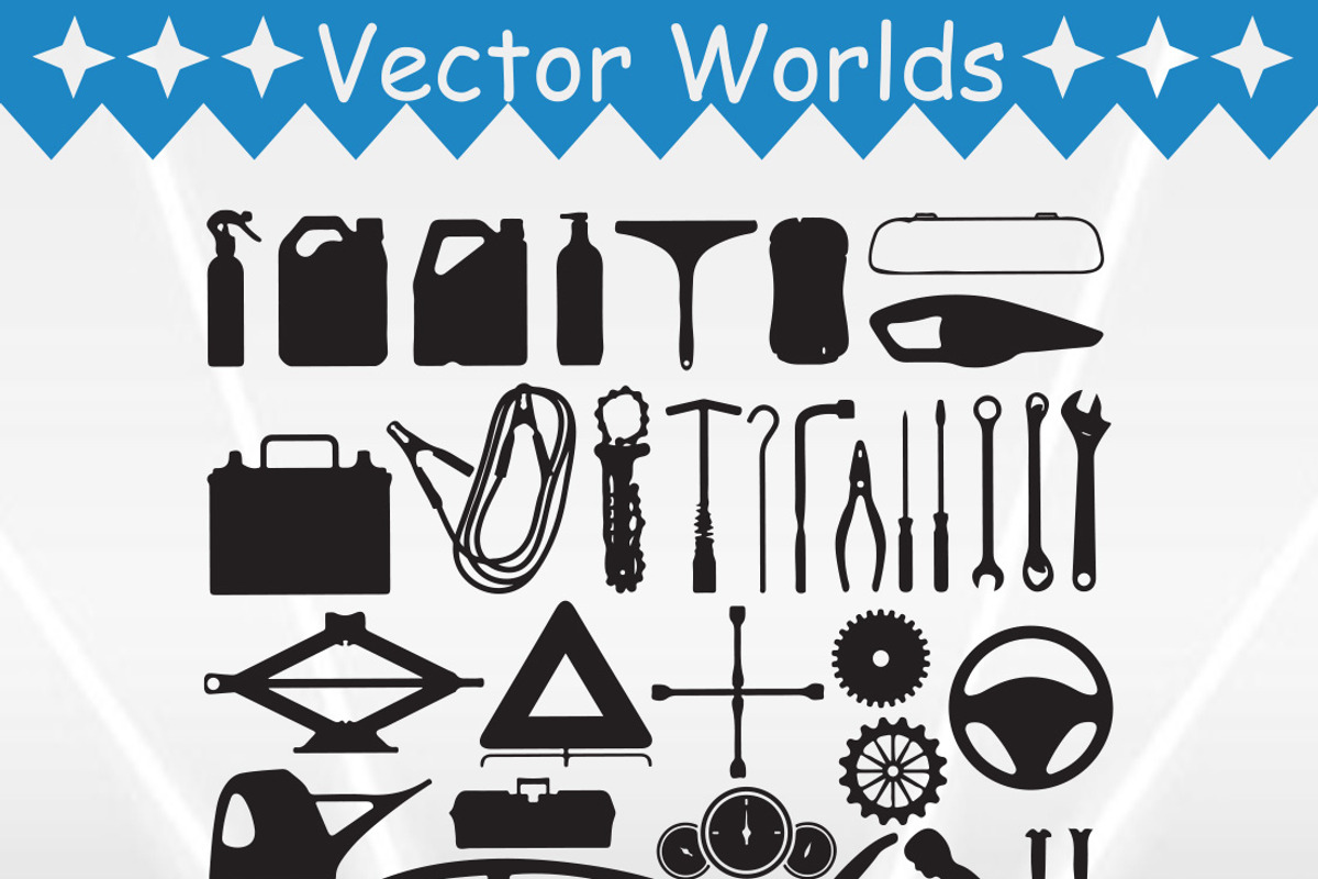 Car Repair Tool SVG, Car Repair Svg, an Object Graphic by VectorWorlds (Photo 3 of 3)