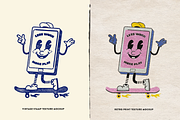 Vintage Stamp and Retro Print Combo, a Layer Style Add-On by mockstar (Thumbnail 2 of 5)