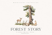 Forest Story, an Animal Illustration by PeDe Designs (Thumbnail 4 of 10)
