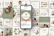 Wellness Coach Instagram Templates, a Social Media Template by nwdigitalstore (Thumbnail 2 of 10)