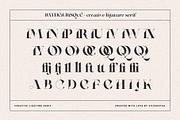 RATHER RISQUE - Ligature Serif Font, a Serif Font by SilverStag Type Foundry (Thumbnail 24 of 27)