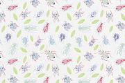 Pastel Bugs, a Pattern Graphic by Petite Salade (Thumbnail 2 of 4)