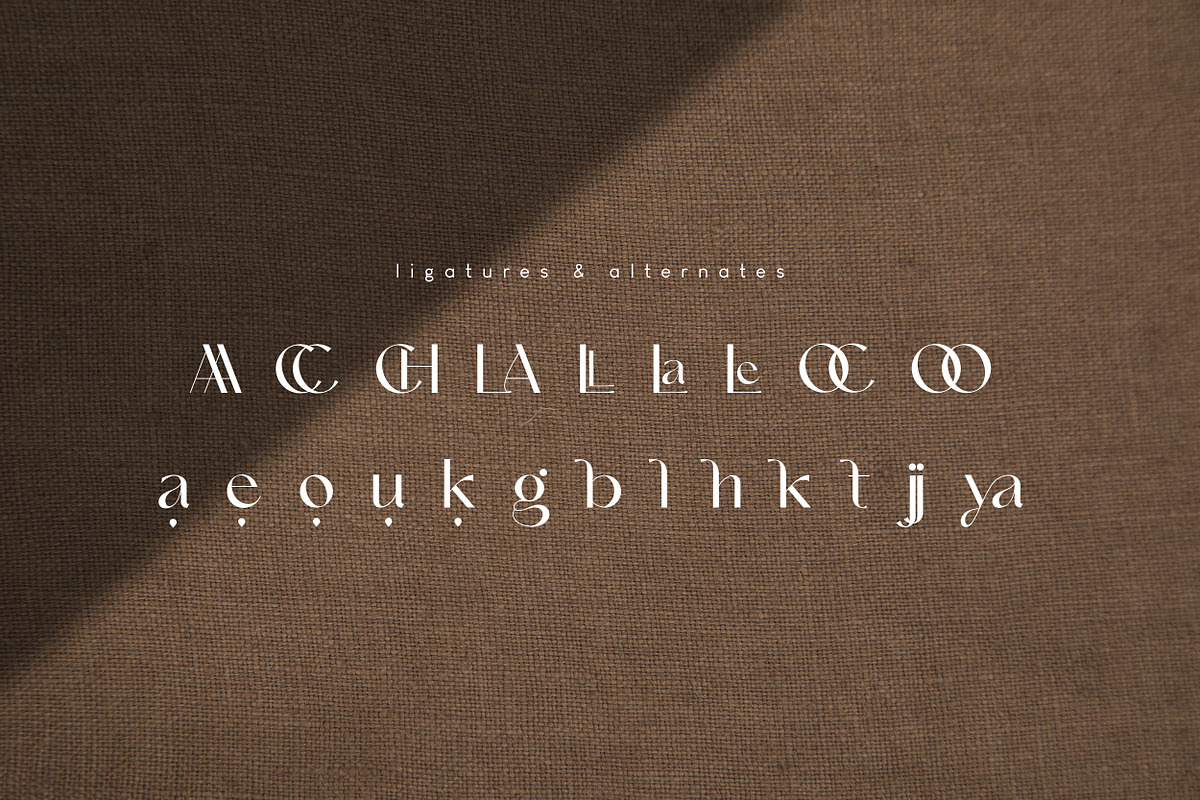 Le Amatcky Elegant Sans Serif, a Sans Serif Font by Hishand Studio (Photo 2 of 12)