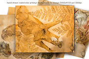 Watercolor Dinosaur Collection, an Animal Illustration by FineArt (Thumbnail 10 of 19)