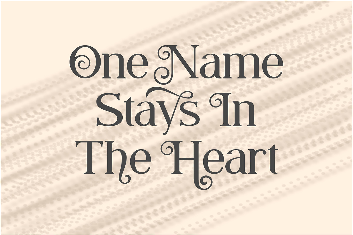 Syailendra - Modern Serif With Tail preview 2
