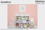 Nursery Wallpaper & Frames Mockups, a Product Mockup by mock-ups (Thumbnail 15 of 23)