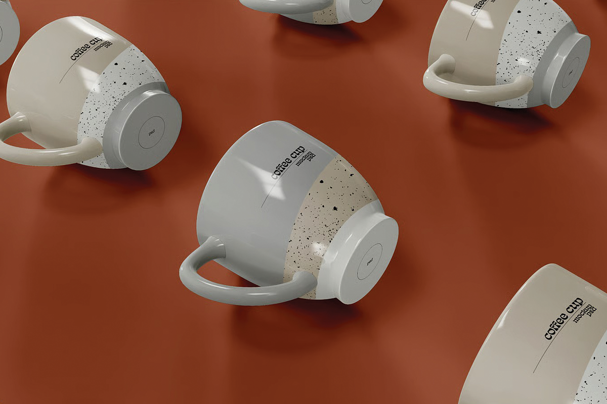 Ceramic Mugs Mockup, a Cups & Container Mockup by skybluecreative (Photo 2 of 2)