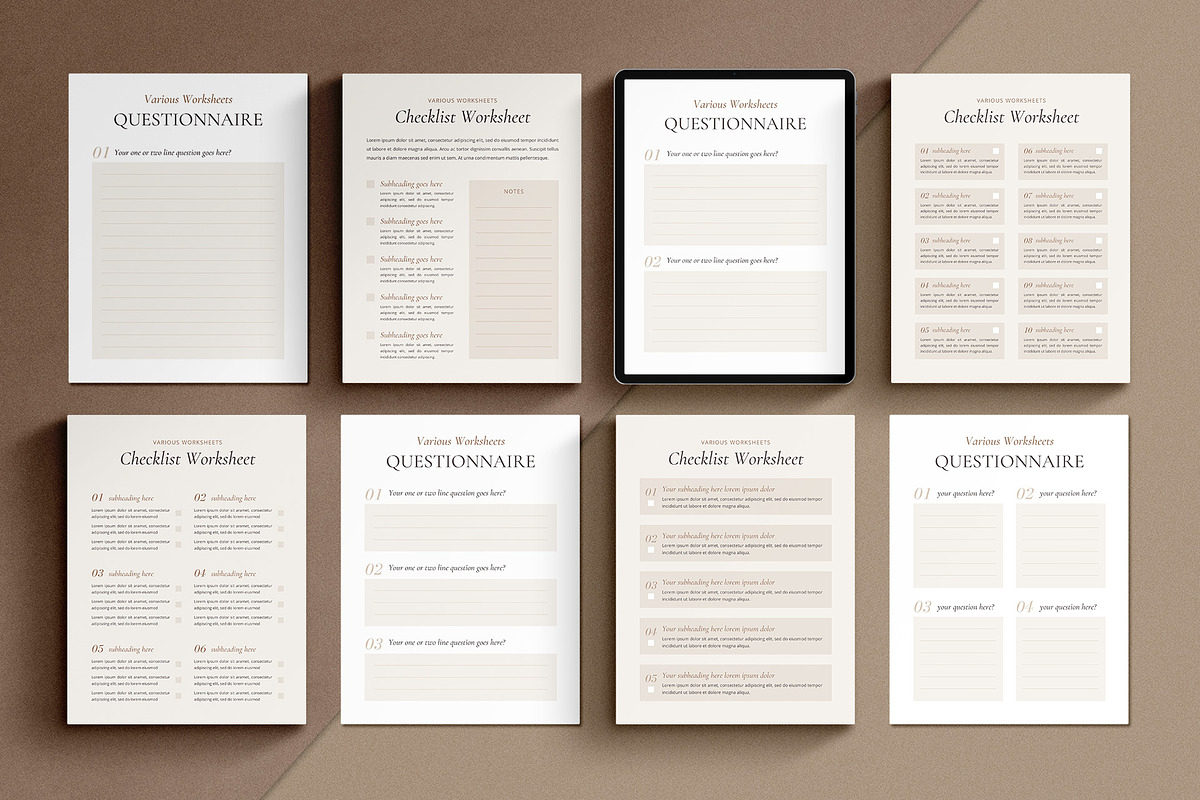 Ebook+Workbook Template Bundle CANVA, a Magazine Template by Studio Loire (Photo 16 of 40)