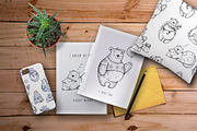 Little Christmas bears collection, an Animal Illustration by BSVIT (Thumbnail 3 of 5)