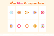 100 Retro Instagram Post Templates, a Social Media Template by Hell Yeah Designs (Thumbnail 6 of 10)
