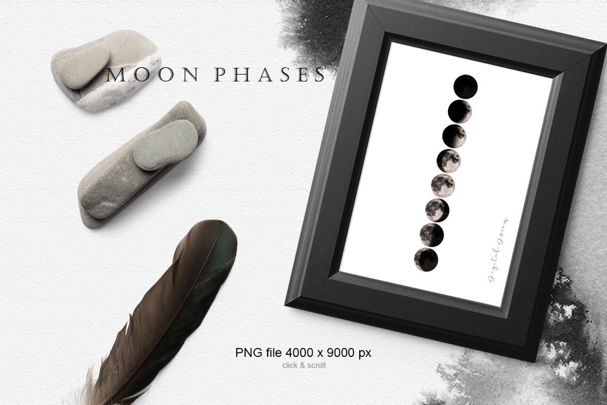 Planets, moon & sacred geometry, an Illustration by DigitalDream (Photo 5 of 13)