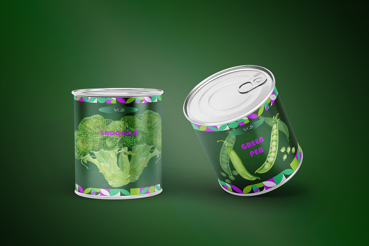 Green Watercolor Vegetables Set, a Food Illustration by Olexandra Mur (Photo 9 of 9)
