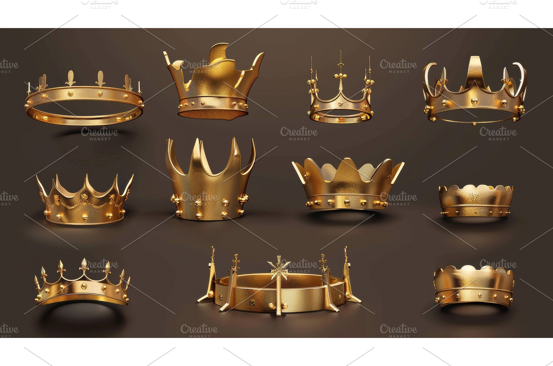 The golden crown of a king in, an Arts & Entertainment Photo by ZinetroN