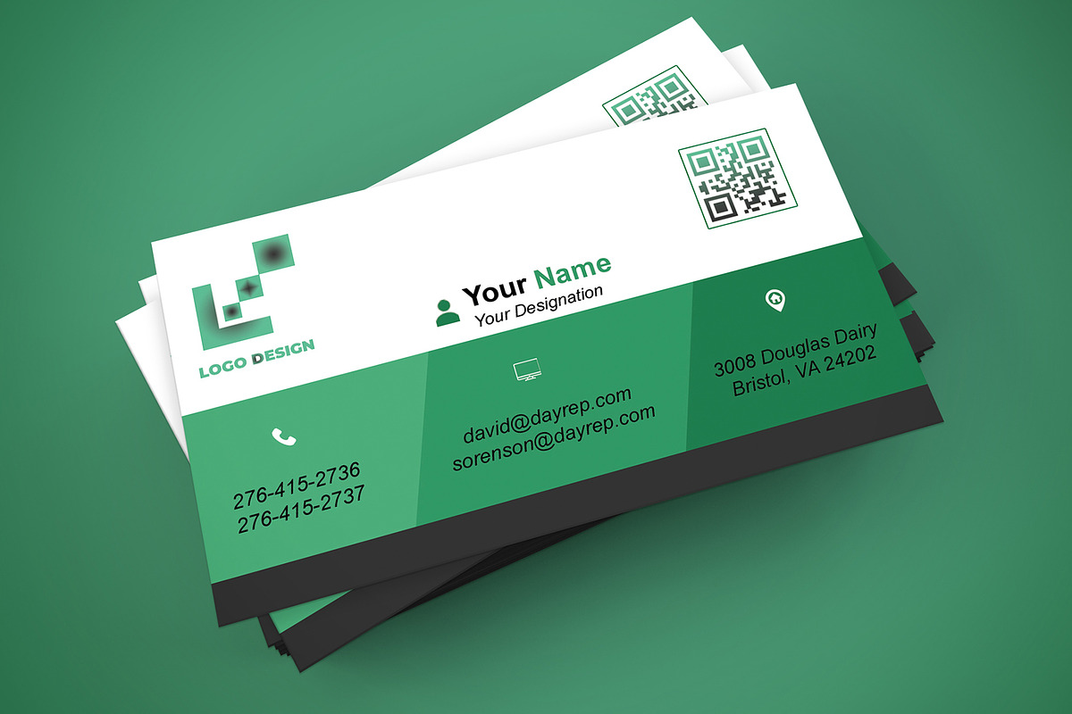 Minimal Realtor Card PSD preview 7